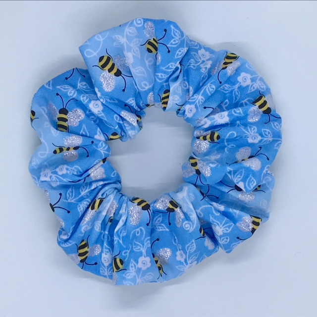 (L) Blue Honey Bees (Glitter) - SnailMailFairy Paperie