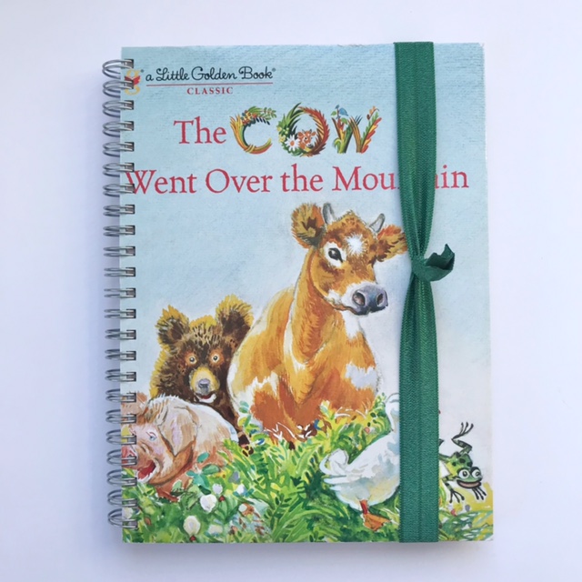 'The Cow went over the Mountain' Little Golden Book Diary / Planner ...