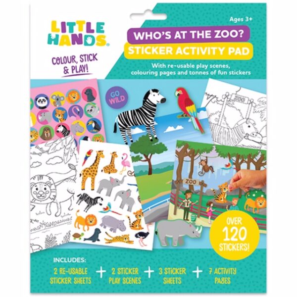 Who's at the Zoo? - Sticker Activity Pad - Ages 3+
